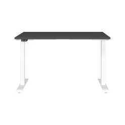 Bureaus^Huisenthuis Elektrisch zit-sta Bureau Galileo 120 cm Grafiet Wit