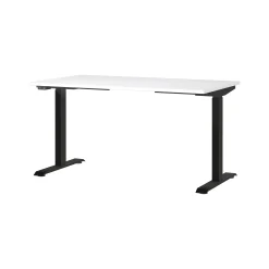 Bureaus^Huisenthuis Elektrisch zit-sta Bureau Galileo Wit Zwart 140 cm Wit-Zwart