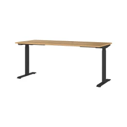 Bureaus^Huisenthuis Elektrisch zit-sta Bureau Galileo Eiken Zwart 180 cm Eiken-Zwart