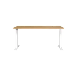 Bureaus^Huisenthuis Elektrisch zit-sta Bureau Galileo Eiken Wit 160 cm Eiken-Wit