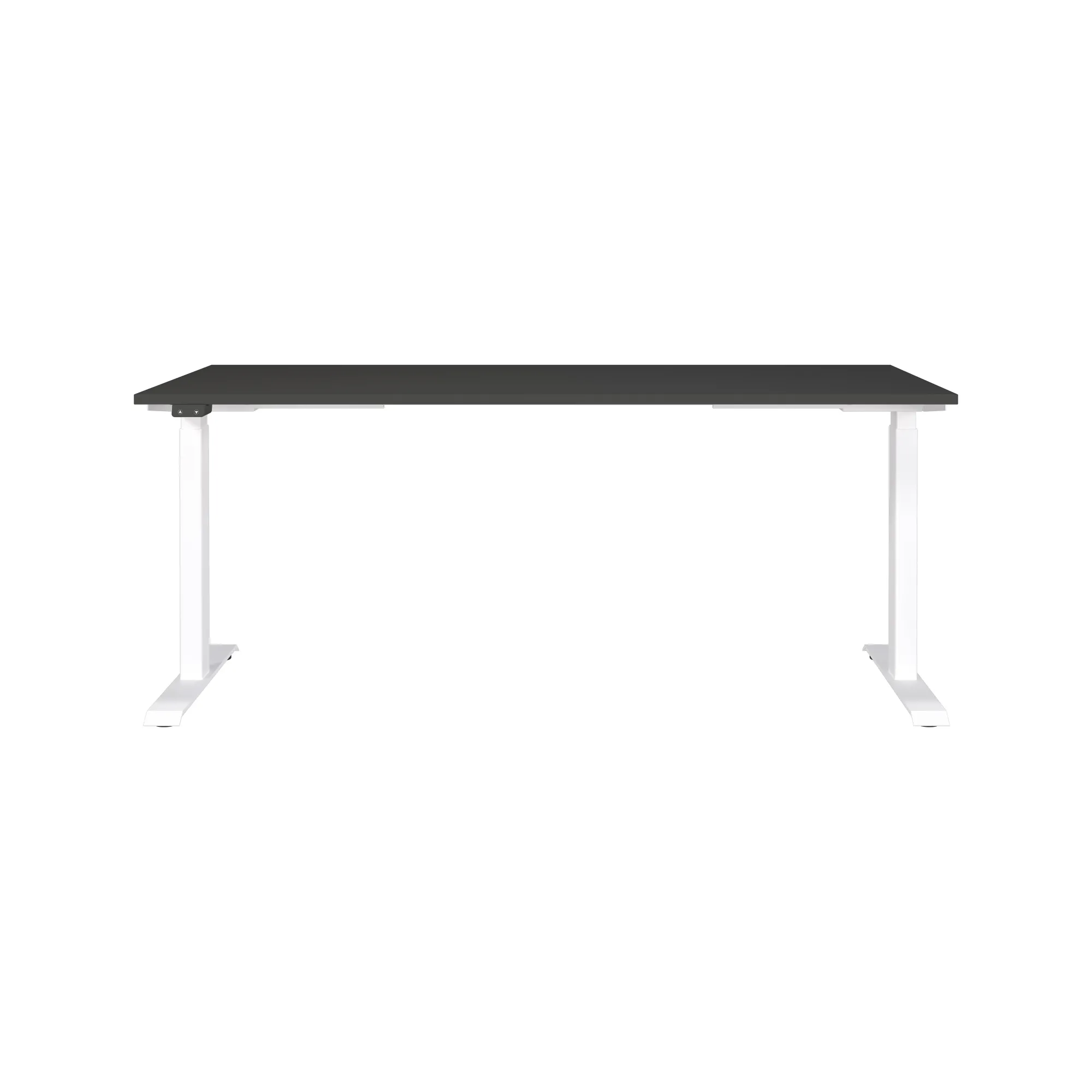 Bureaus^Huisenthuis Elektrisch zit-sta Bureau Galileo 180 cm Grafiet Wit