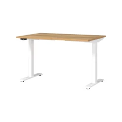 Bureaus^Huisenthuis Elektrisch zit-sta Bureau Galileo Eiken Wit 120 cm Eiken-Wit