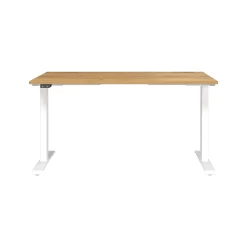 Bureaus^Huisenthuis Elektrisch zit-sta Bureau Galileo Eiken Wit 140 cm Eiken-Wit