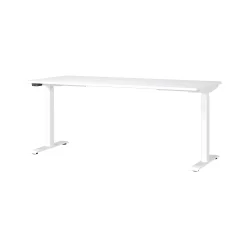 Bureaus^Huisenthuis Elektrisch zit-sta Bureau Galileo 180 cm Wit