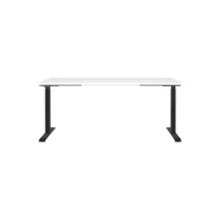 Bureaus^Huisenthuis Elektrisch zit-sta Bureau Galileo Wit Zwart 180 cm Wit-Zwart