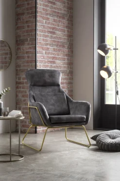 Fauteuils^Huisenthuis Fauteuil Adriana Grijs