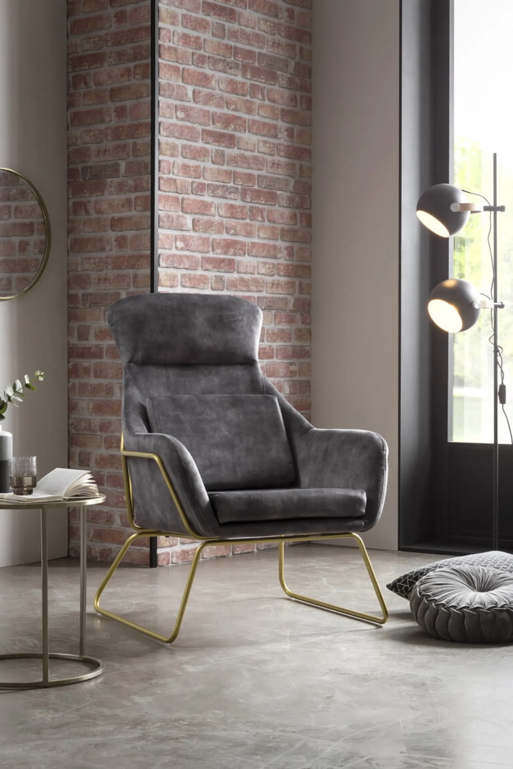 Fauteuils^Huisenthuis Fauteuil Adriana Grijs