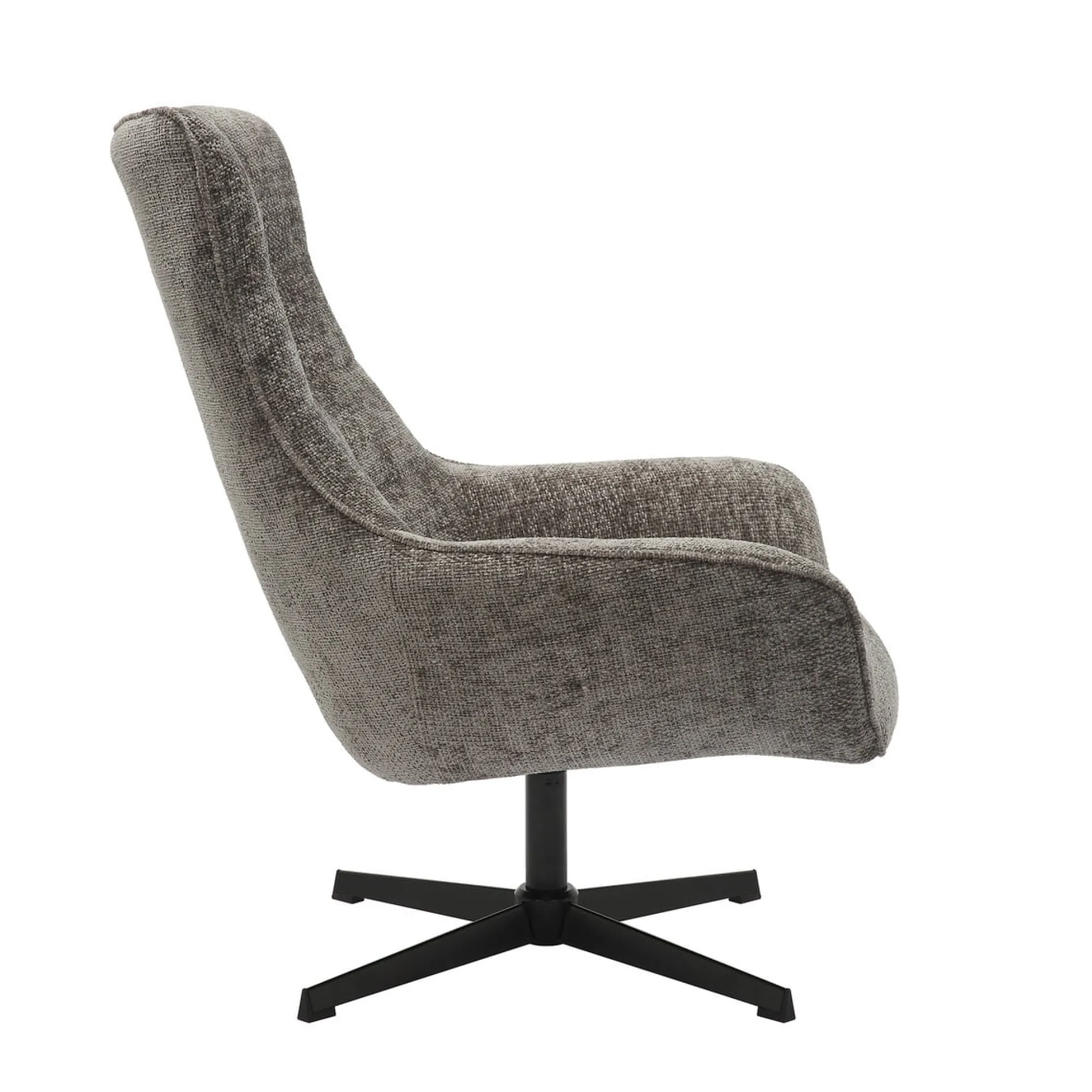 Fauteuils^Huisenthuis Fauteuil Billy Donkergrijs