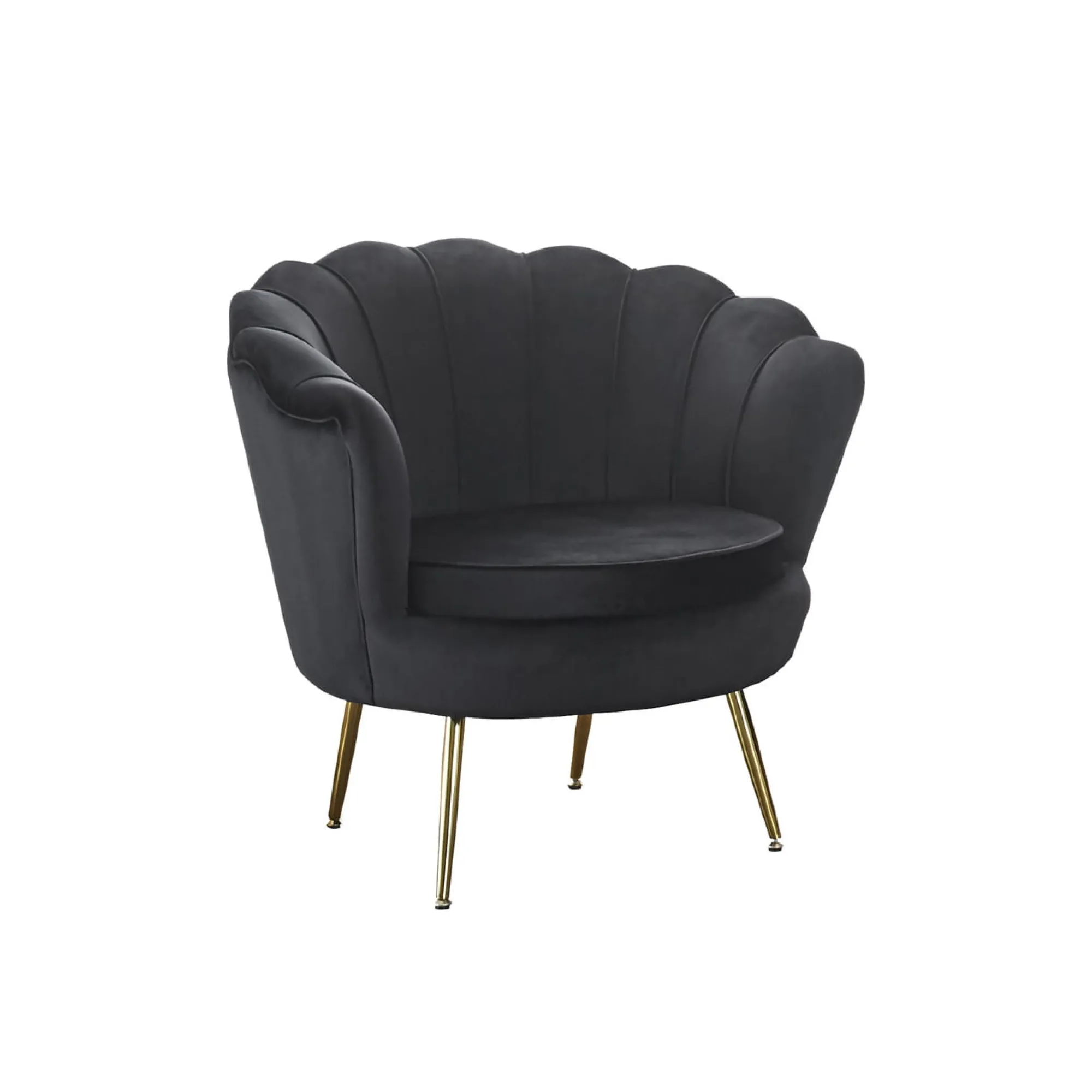 Fauteuils^Huisenthuis Fauteuil Chanelle Velvet Zwart