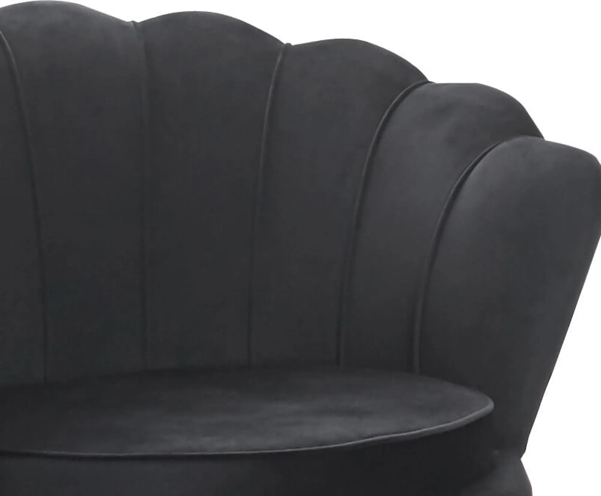 Fauteuils^Huisenthuis Fauteuil Chanelle Velvet Zwart