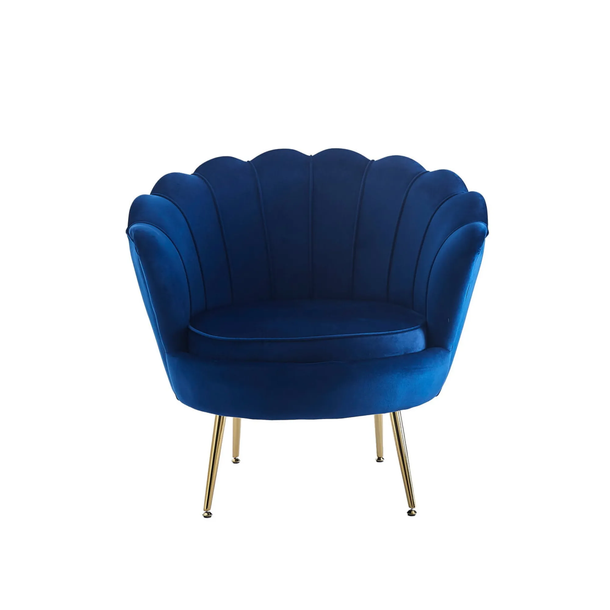 Fauteuils^Huisenthuis Fauteuil Chanelle Velvet Donkerblauw