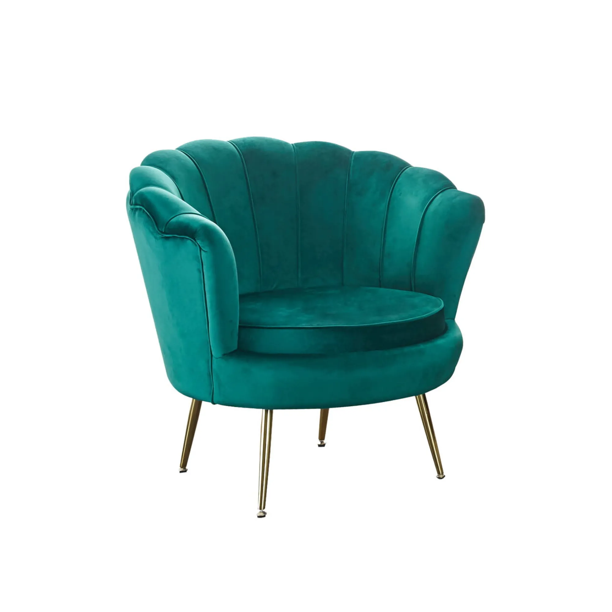 Fauteuils^Huisenthuis Fauteuil Chanelle Velvet 136 cm Groen