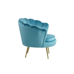 Fauteuils^Huisenthuis Fauteuil Chanelle Velvet 136 cm Blauw
