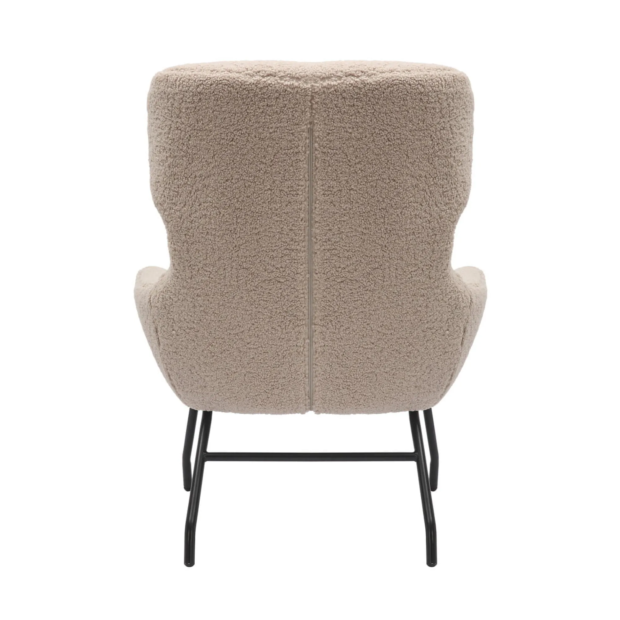 Fauteuils^Huisenthuis Fauteuil en poef Kaya Taupe