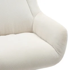 Fauteuils^Huisenthuis Fauteuil en poef Siem Beige