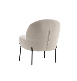 Fauteuils^Huisenthuis Fauteuil Jolien Teddy Ivoor