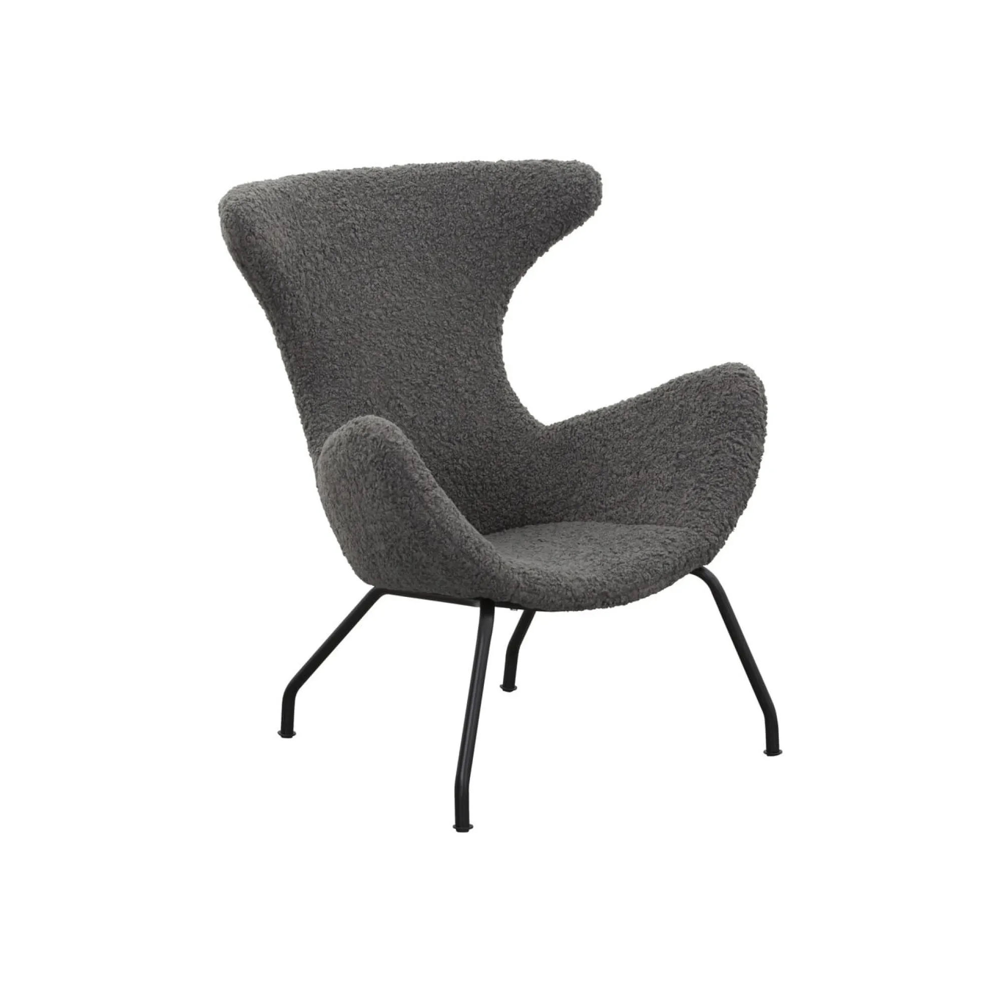 Fauteuils^Huisenthuis Fauteuil Kylie Teddy Grijs