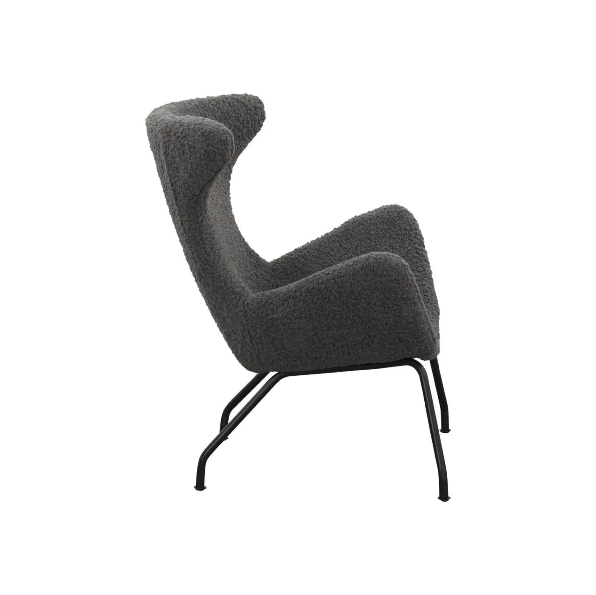 Fauteuils^Huisenthuis Fauteuil Kylie Teddy Grijs