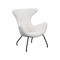 Fauteuils^Huisenthuis Fauteuil Kylie Teddy Wit