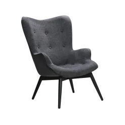 Fauteuils^Huisenthuis Fauteuil Lisanne Donker Grijs