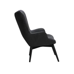 Fauteuils^Huisenthuis Fauteuil Lisanne Donker Grijs