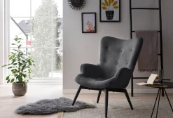 Fauteuils^Huisenthuis Fauteuil Lisanne Donker Grijs