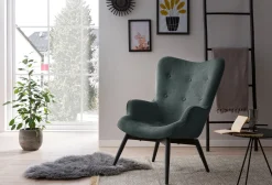 Fauteuils^Huisenthuis Fauteuil Lisanne Groen