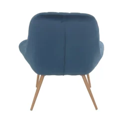 Fauteuils^Huisenthuis Fauteuil Louis Blauw