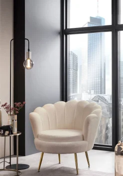 Fauteuils^Huisenthuis Fauteuil Nina Beige