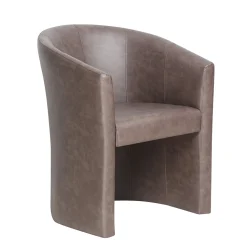 Fauteuils^Huisenthuis Fauteuil Steven Kunstleer – Vintage Donkerbruin