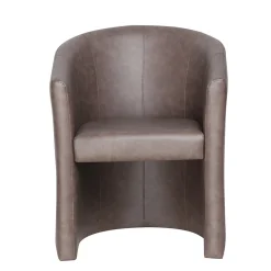 Fauteuils^Huisenthuis Fauteuil Steven Kunstleer – Vintage Donkerbruin