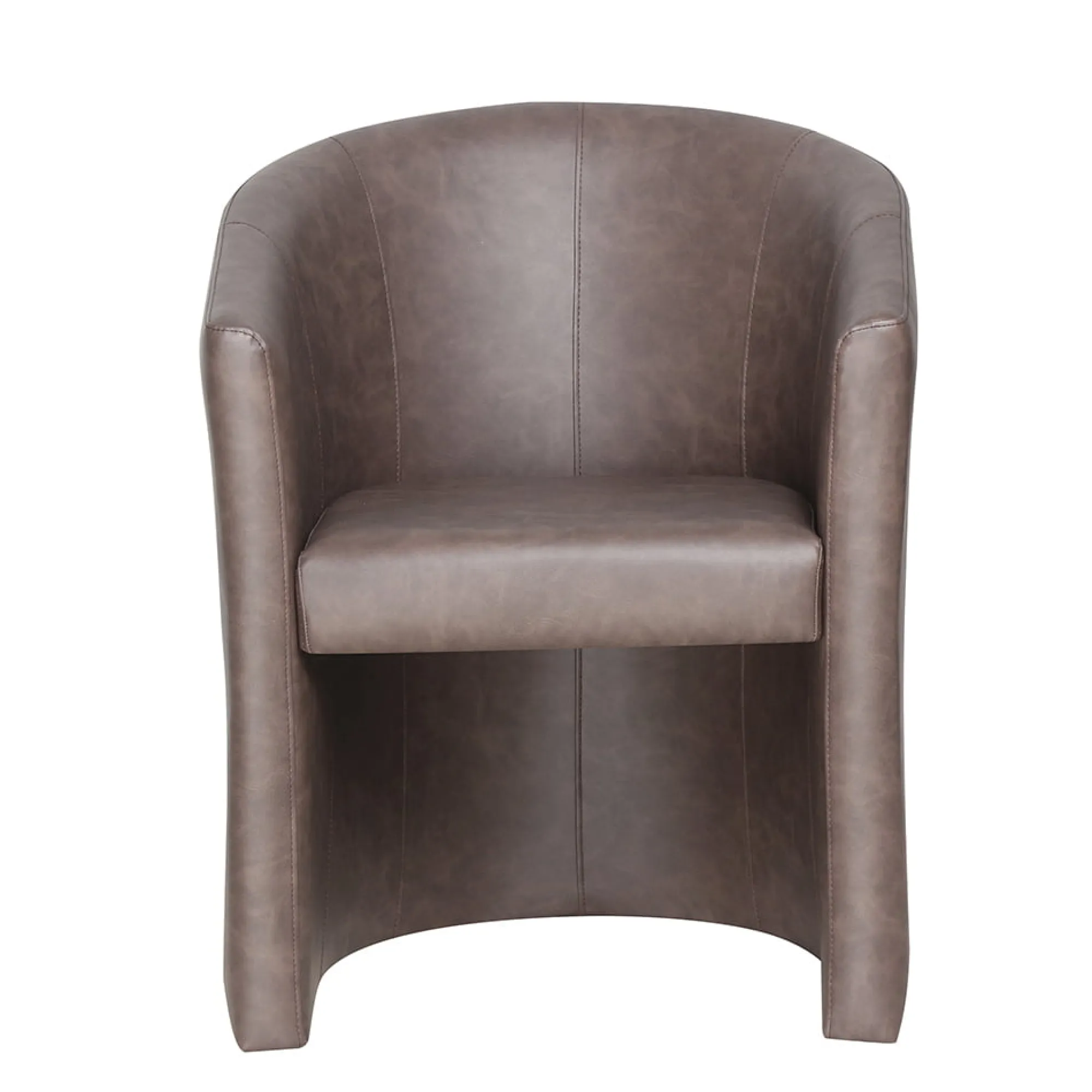 Fauteuils^Huisenthuis Fauteuil Steven Kunstleer – Vintage Donkerbruin