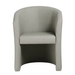 Fauteuils^Huisenthuis Fauteuil Steven Kunstleer – Vintage Lichtgrijs