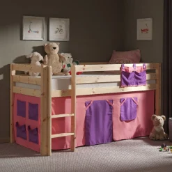 Kinderkameraccessoires^Huisenthuis Gordijn Charlie Paars/Roze Paars, Roze