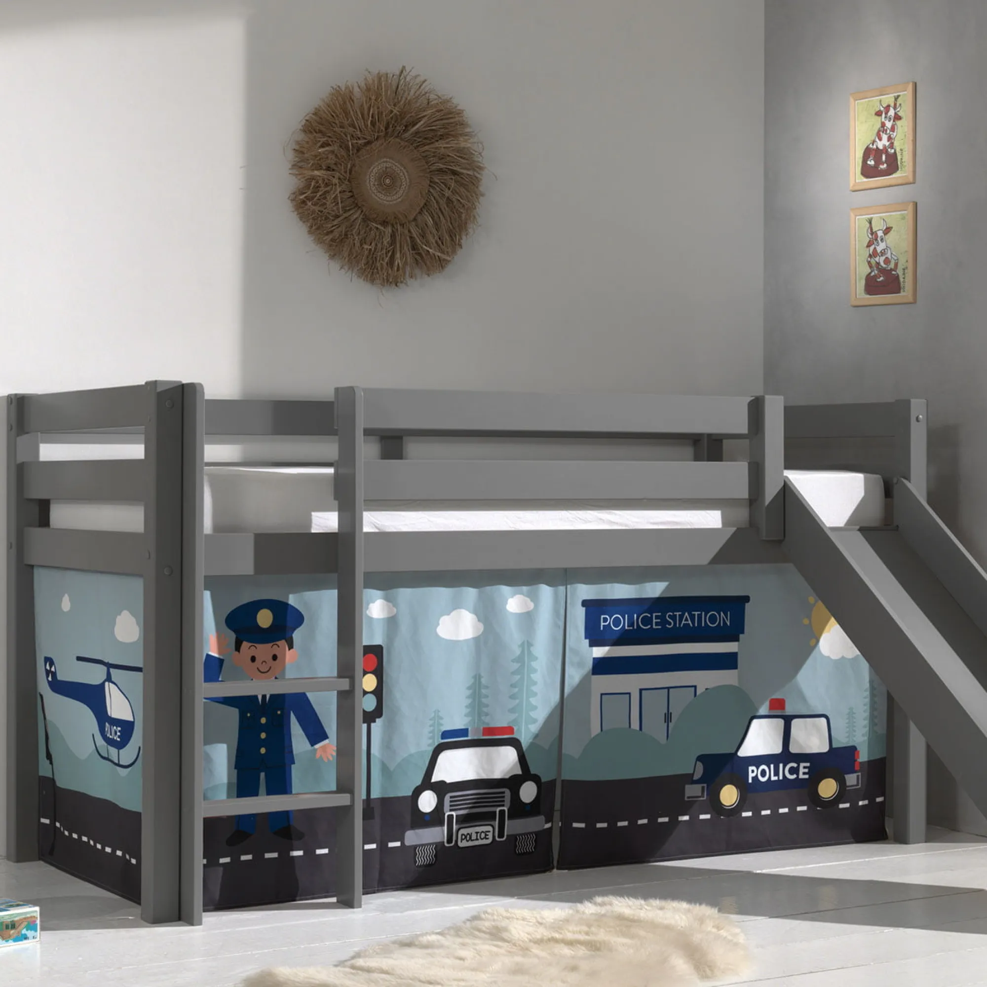 Kinderkameraccessoires^Huisenthuis Gordijn Charlie Politie