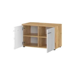Schoenenkasten^Huisenthuis Halbank Elvas Eiken Wit