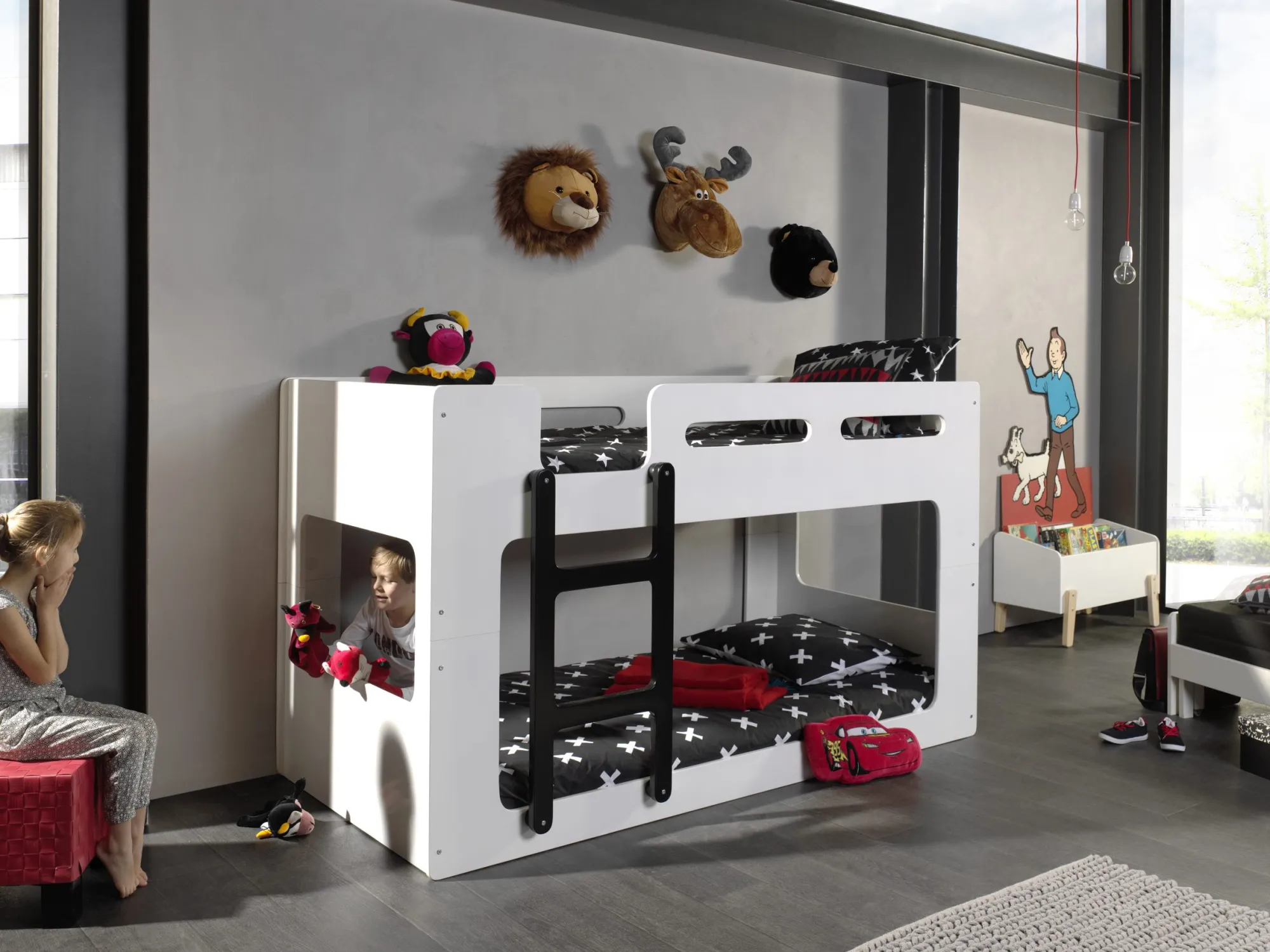 Kinderbedden^Huisenthuis Halfhoogslaper Rusty