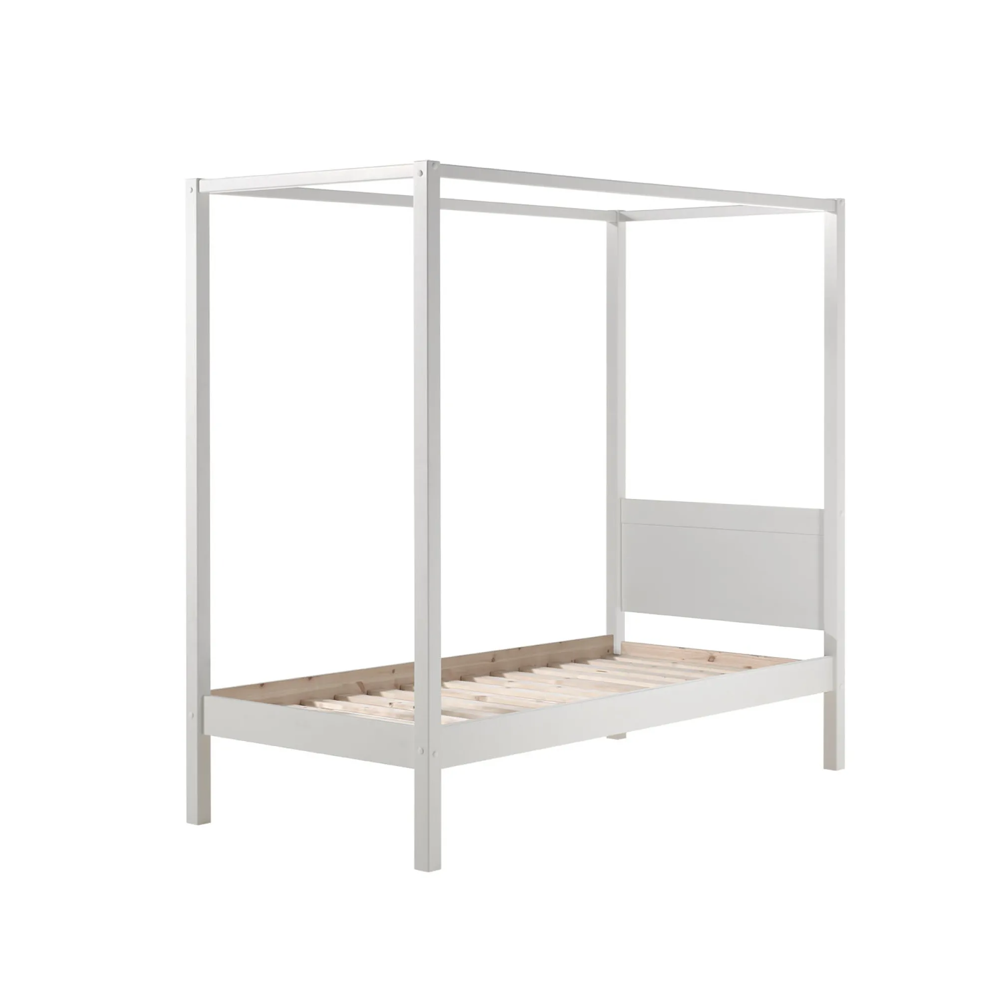Kinderbedden^Huisenthuis Hemelbed Charlie Wit 90×200 cm