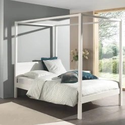 Kinderbedden^Huisenthuis Hemelbed Charlie Wit 140×200 cm