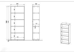 Kantoorkasten^Huisenthuis Hoge brede kantoorkast Ergonoma Licht Grijs