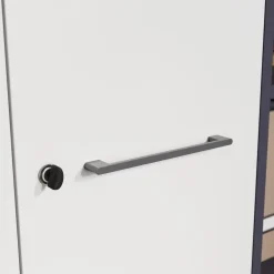 Kantoorkasten^Huisenthuis Hoge dichte kantoorkast Ergonoma Licht Grijs