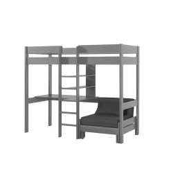 Kinderbedden^Huisenthuis Hoogslaper Cas 2 Grijs