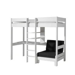 Kinderbedden^Huisenthuis Hoogslaper Cas 2 Wit