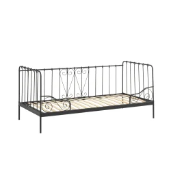 Kinderbedden^Huisenthuis Kajuitbed Mees Zwart