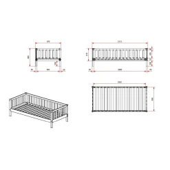 Kinderbedden^Huisenthuis Kajuitbed Seppe Wit
