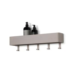 Kapstokken^Huisenthuis Kapstok Alfie 5-haaks Taupe
