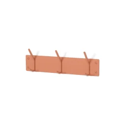 Kapstokken^Huisenthuis Kapstok Duncan 3-haaks Terracotta