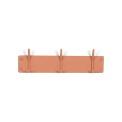 Kapstokken^Huisenthuis Kapstok Duncan 3-haaks Terracotta