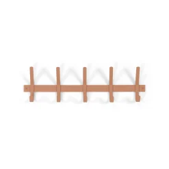 Kapstokken^Huisenthuis Kapstok Gilbert 5-haaks Terracotta