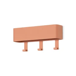 Kapstokken^Huisenthuis Kapstok Raaf 3-haaks Terracotta